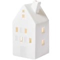 Cover-Bild zum Titel 'Haus Giebeldach Porzellan mit LED weiß 13x6,5x7cm' von ''