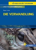 Cover-Bild zum Titel 'Die Verwandlung - Textanalyse und Interpretation' von 'Franz Kafka'