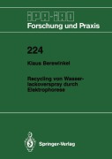 Cover-Bild zum Titel 'Recycling von Wasserlackoverspray durch Elektrophorese' von 'Klaus Berewinkel'