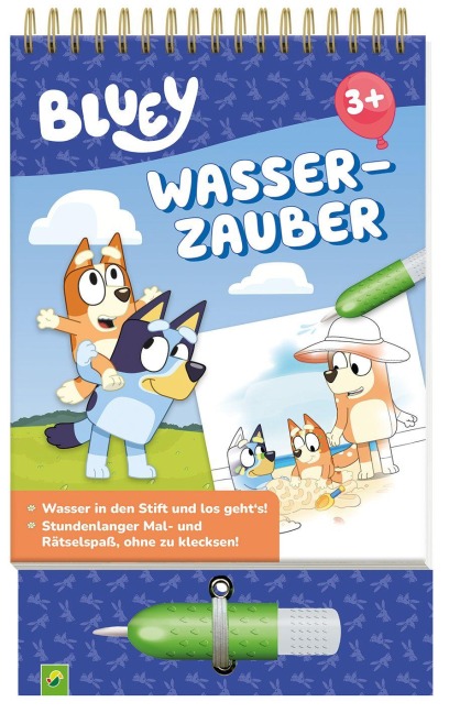 Bluey Wasserzauber: Einfach mit Wasser malen! - Schwager & Steinlein Verlag
