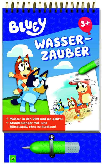 Bluey Wasserzauber: Einfach mit Wasser malen! - Schwager & Steinlein Verlag
