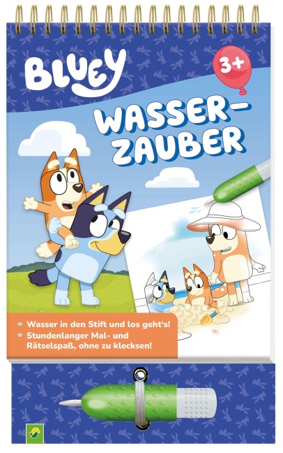 Bluey Wasserzauber: Einfach mit Wasser malen! - Schwager & Steinlein Verlag