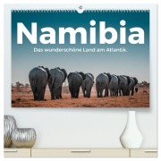 Cover-Bild zum Titel 'Namibia - Das wunderschöne Land am Atlantik. (hochwertiger Premium Wandkalender 2026 DIN A2 quer), Kunstdruck in Hochglanz' von 'M. Scott'