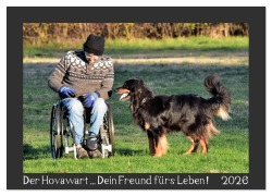 Cover-Bild zum Titel 'Der Hovawart... Dein Freund fürs Leben ! (Wandkalender 2026 DIN A3 quer), CALVENDO Monatskalender' von 'Jens Siebert'