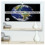 Cover-Bild zum Titel 'Sonne, Monde und Planeten (hochwertiger Premium Wandkalender 2026 DIN A2 quer), Kunstdruck in Hochglanz' von 'Elisabeth Stanzer'
