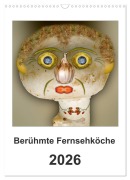 Cover-Bild zum Titel 'Berühmte Fernsehköche (Wandkalender 2026 DIN A3 hoch), CALVENDO Monatskalender' von 'Ewald Steenblock'