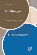 Cover-Bild zum Titel 'Wortöffnungen' von 'Dirk Weissmann'