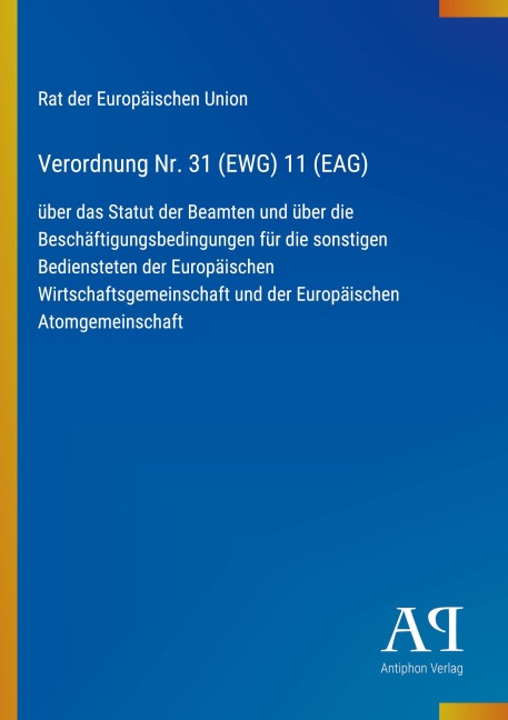 Verordnung Nr. 31 (EWG) 11 (EAG) - Rat der Europäischen Union