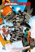 Cover-Bild zum Titel 'Batman/Fortnite: Nullpunkt' von 'Christos Gage, Reilly Brown, Donald Mustard, Christian Duce'