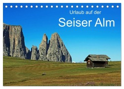 Cover-Bild zum Titel 'Urlaub auf der Seiser Alm (Tischkalender 2027 DIN A5 quer), CALVENDO Monatskalender' von 'Klaus Eppele'
