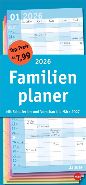 Basic Familienplaner 2026 - 