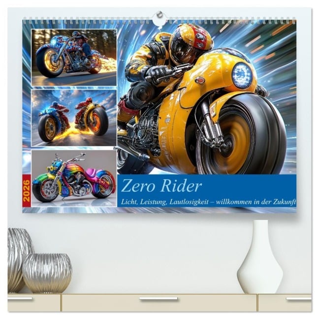 Zero Rider (hochwertiger Premium Wandkalender 2026 DIN A2 quer), Kunstdruck in Hochglanz - Steffen Gierok-Latniak
