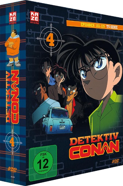 Detektiv Conan - TV-Serie - DVD Box 4 (Episoden 103-129) (5 DVDs) - 