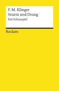 Cover-Bild zum Titel 'Sturm und Drang' von 'Friedrich Maximilian Klinger'