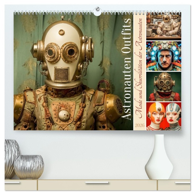 Astronauten Outfits (hochwertiger Premium Wandkalender 2026 DIN A2 quer), Kunstdruck in Hochglanz - Steffen Gierok-Latniak