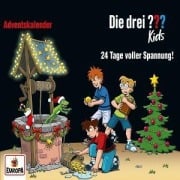 Cover-Bild zum Titel 'Adventskalender - 24 Tage voller Spannung!' von 'Die Drei ??? Kids'