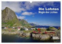 Cover-Bild zum Titel 'Die Lofoten - Magie des Lichtes (Wandkalender 2026 DIN A3 quer), CALVENDO Monatskalender' von 'Reinhard Pantke'