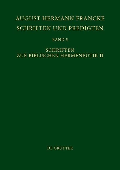 Schriften zur Biblischen Hermeneutik II - 