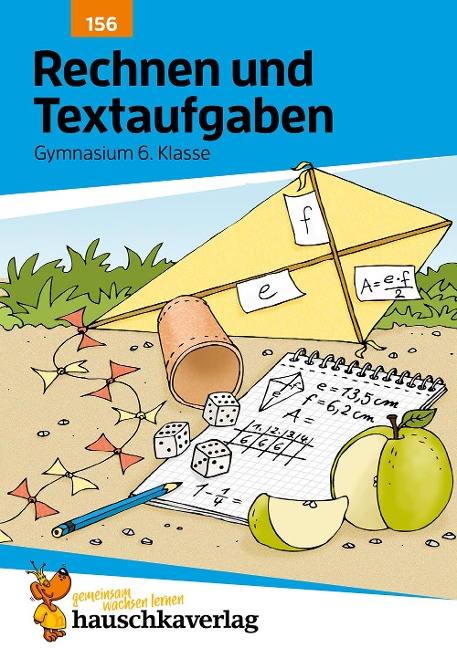 Rechnen und Textaufgaben - Gymnasium 6. Klasse, A5- Heft - Susanne Simpson, Tina Wefers