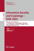 Information Security and Cryptology - ICISC 2023 - 