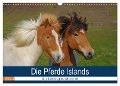 Die Pferde Islands - Ein Streifzug durch Island (Wandkalender 2024 DIN A3 quer), CALVENDO Monatskalender - Reinhard Pantke