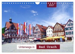 Cover-Bild zum Titel 'Unterwegs in Bad Urach (Wandkalender 2027 DIN A4 quer), CALVENDO Monatskalender' von 'Angelika Keller'