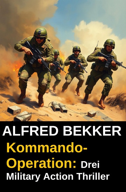 Kommando-Operation: Drei Military Action Thriller - Alfred Bekker