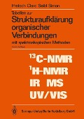 Cover-Bild zum Titel 'Tabellen zur Strukturaufklärung organischer Verbindungen' von 'Ernö Pretsch, Thomas Clerc, Joseph Seibl, Wilhelm Simon'