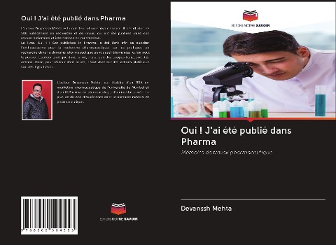 Oui ! J'ai été publié dans Pharma - Devanssh Mehta