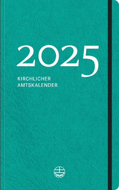 Kirchlicher Amtskalender 2025 - petrol - 