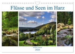 Cover-Bild zum Titel 'Flüsse und Seen im Harz (Wandkalender 2026 DIN A4 quer), CALVENDO Monatskalender' von 'Steffen Gierok'