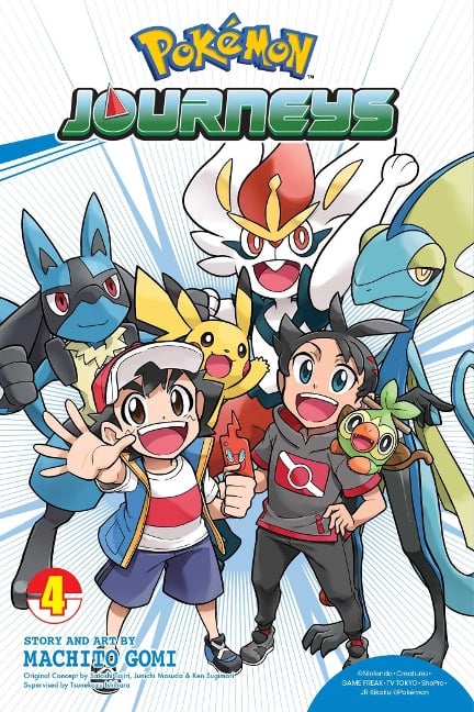 Pokémon Journeys, Vol. 4 - Machito Gomi