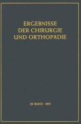 Cover-Bild zum Titel 'Ergebnisse der Chirurgie und Orthopädie' von ''
