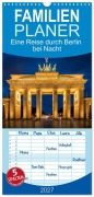 Cover-Bild zum Titel 'Familienplaner 2027 - Eine Reise durch Berlin bei Nacht mit 5 Spalten (Wandkalender, 21 x 45 cm) CALVENDO' von 'Oliver Nowak'