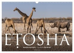 ETOSHA ¿ Namibia Highlights (Wandkalender 2025 DIN A3 quer), CALVENDO Monatskalender - Olaf Bruhn