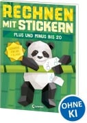 Cover-Bild zum Titel 'Rechnen mit Stickern - Plus und Minus bis 20' von 'Alisha Zucker'