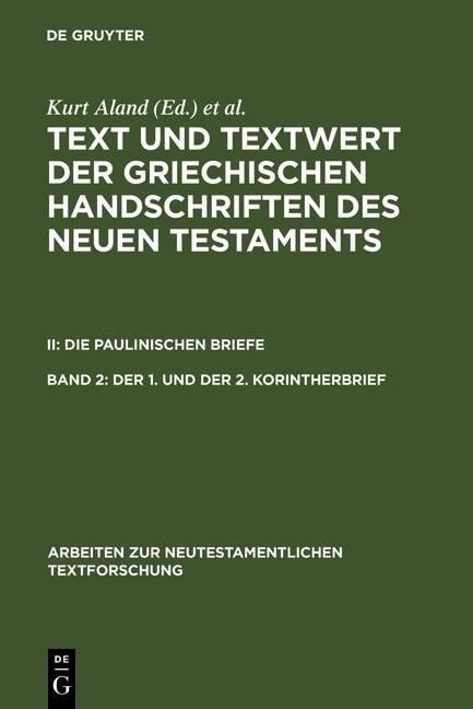 Der 1. und der 2. Korintherbrief - 