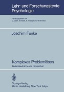 Cover-Bild zum Titel 'Komplexes Problemlösen' von 'Joachim Funke'