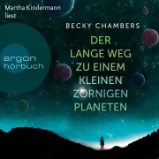 Cover-Bild zum Titel 'Der lange Weg zu einem kleinen zornigen Planeten' von 'Becky Chambers'