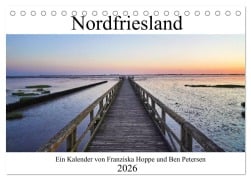 Cover-Bild zum Titel 'Nordfriesland (Tischkalender 2026 DIN A5 quer), CALVENDO Monatskalender' von 'Benjamin Petersen Hoppe'