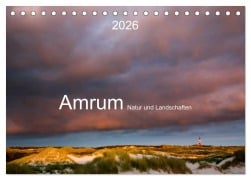 Cover-Bild zum Titel 'Amrum. Natur und Landschaften (Tischkalender 2026 DIN A5 quer), CALVENDO Monatskalender' von 'Lucyna Koch'