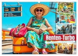 Cover-Bild zum Titel 'Renten-Turbo. Wenn der Ruhestand erst richtig Fahrt aufnimmt (Wandkalender 2026 DIN A2 quer), CALVENDO Monatskalender' von 'Fred Schimak'