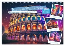 Cover-Bild zum Titel 'Europas Wahrzeichen (Wandkalender 2026 DIN A3 quer), CALVENDO Monatskalender' von 'Steffen Gierok-Latniak'