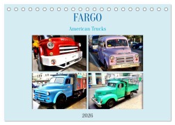 Cover-Bild zum Titel 'FARGO - American Trucks (Tischkalender 2026 DIN A5 quer), CALVENDO Monatskalender' von 'Henning von Löwis of Menar'