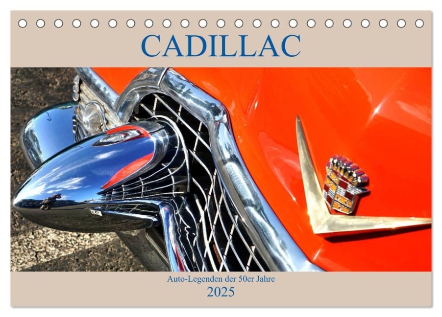 Auto Legenden CADILLAC (Tischkalender 2025 DIN A5 quer), CALVENDO Monatskalender - Henning von Löwis of Menar