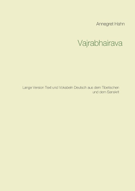 Vajrabhairava - Annegret Hahn