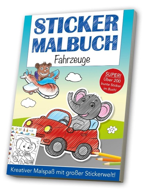 Stickermalbuch: Fahrzeuge - 
