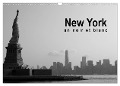 New York en noir et blanc (Calendrier mural 2024 DIN A3 vertical), CALVENDO calendrier mensuel - Soizic Lebouc