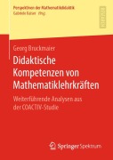 Cover-Bild zum Titel 'Didaktische Kompetenzen von Mathematiklehrkräften' von 'Georg Bruckmaier'