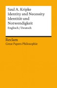 Identity and Necessity / Identität und Notwendigkeit. Englisch/Deutsch - Saul A. Kripke